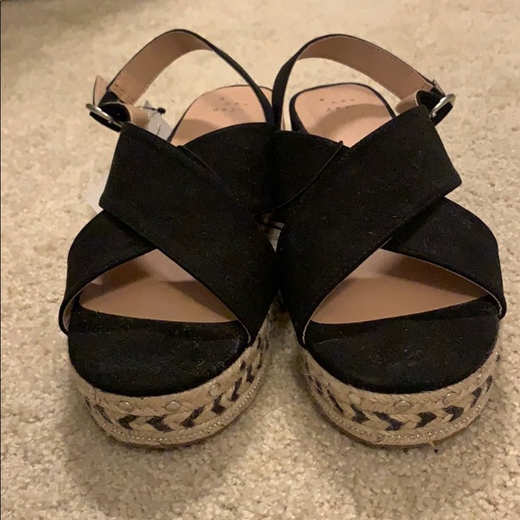 NWT Target Black Espadrille Sandals - Picture 2 of 5